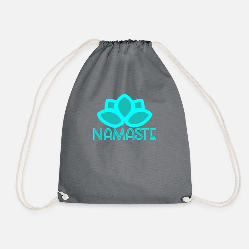 Namaste - Turnbeutel - Grau
