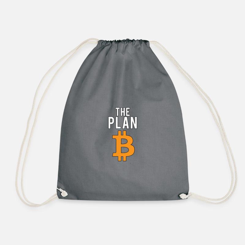 Bitcoin - Turnbeutel - Grau