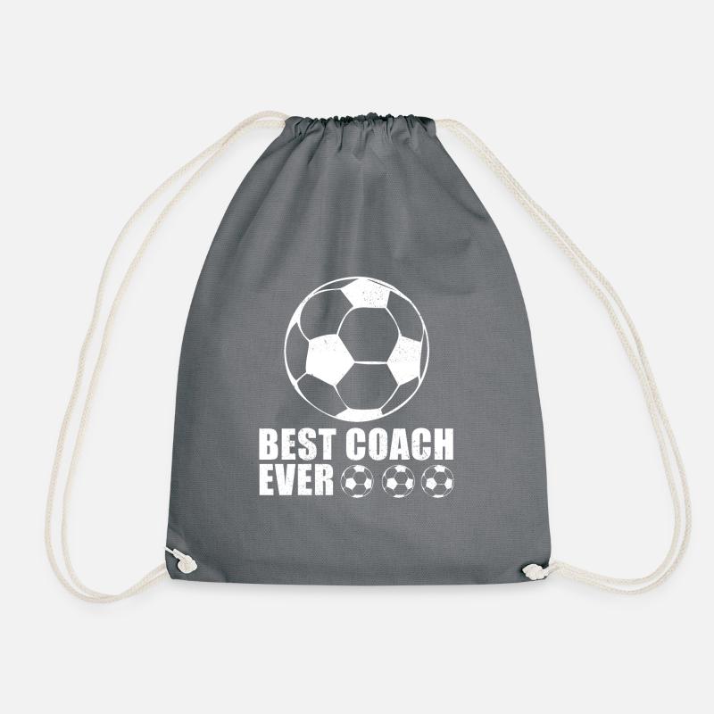Best Coach - Drawstring Bag - grey