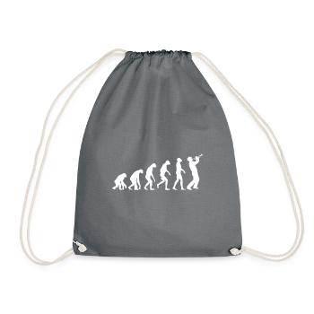 Trumpeter evolution - Drawstring Bag - grey - Front
