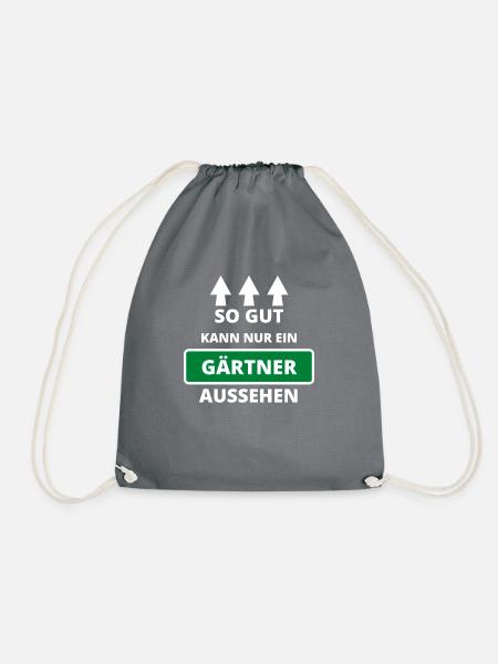 Gärtner Gartenbau Landschaftsbau - Turnbeutel - Grau