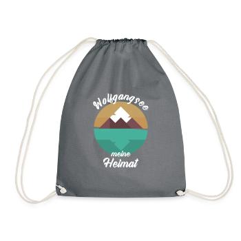 Wolfgangsee Österreich See Alpen Tirol Geschenk - Turnbeutel - Grau - Vorne