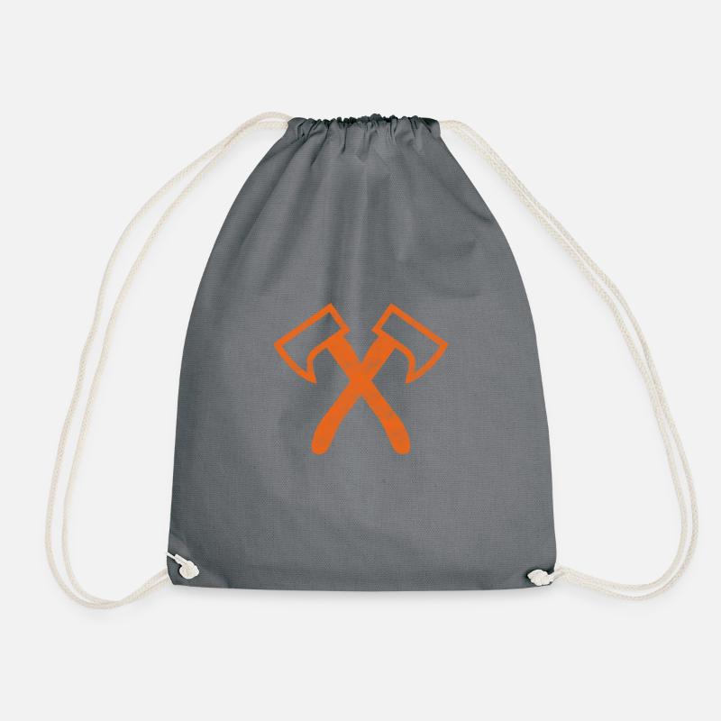 Baumpflege Baumfäller Baumkletterer Geschenkidee - Turnbeutel - Grau