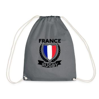 Rugby France Maillot De Rugby Pour les Français France - Sac de sport léger - gris - Devant