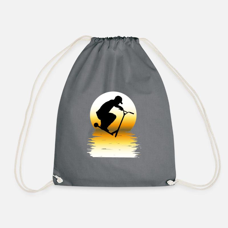 Stunt roller Sunrise - Drawstring Bag - grey