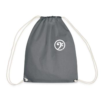 Bass Clé Bassisten Bass bass clé - Sac de sport léger - gris - Devant