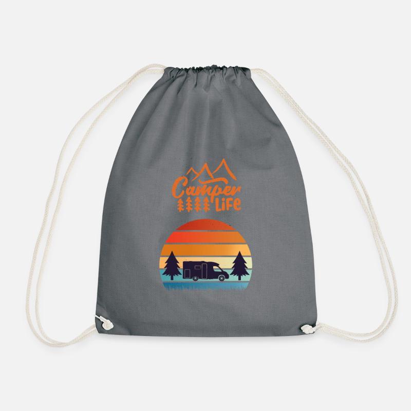 Camper Life Teilintegriert - Turnbeutel - Grau