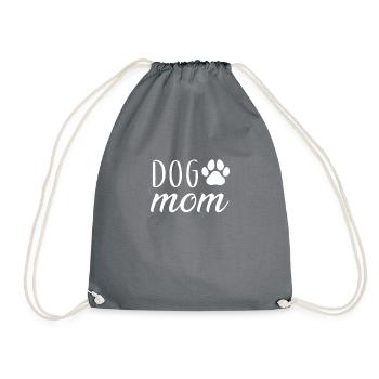 Chien maman chien maman - Sac de sport léger - gris - Devant
