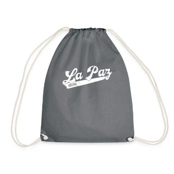 La Paz Bolivia Design - Turnbeutel - Grau - Vorne