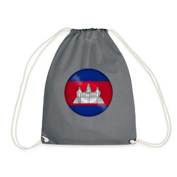 Cambodge Music Record - Sac de sport léger - gris - Devant