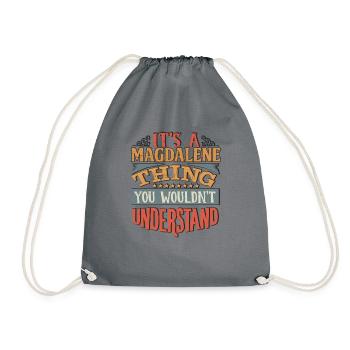 It's A Magdalene Thing You Wouldnt Understand - - Drawstring Bag - grey - Front