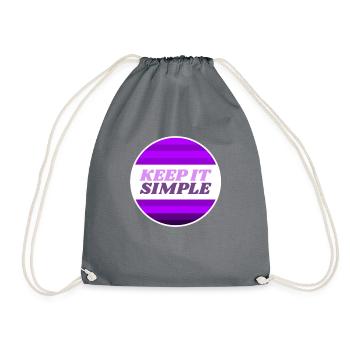 Restez simple - Sac de sport léger - gris - Devant