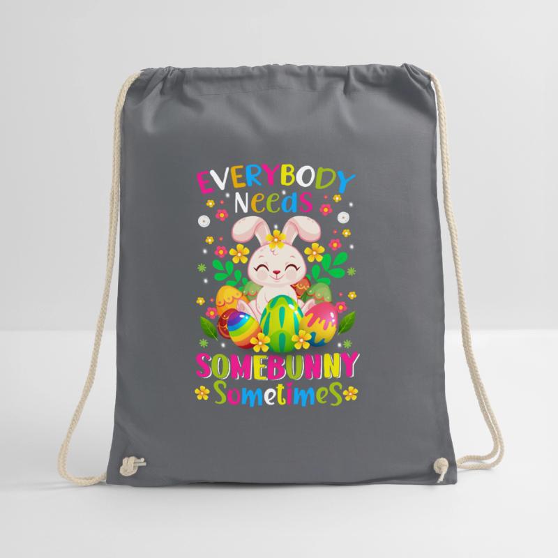 Easter Easter Easter Eggs Drawstring Bag