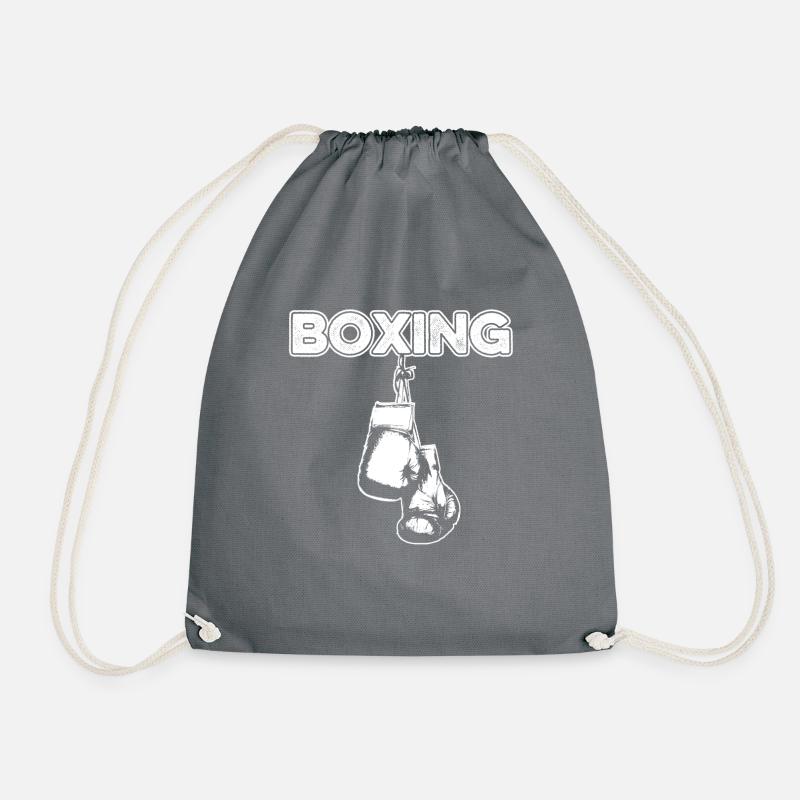 Boxen Boxer - Turnbeutel - Grau