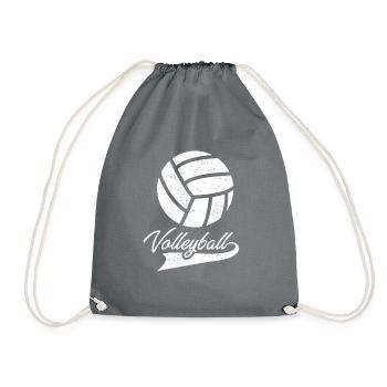 Volleyball - Drawstring Bag - grey - Front
