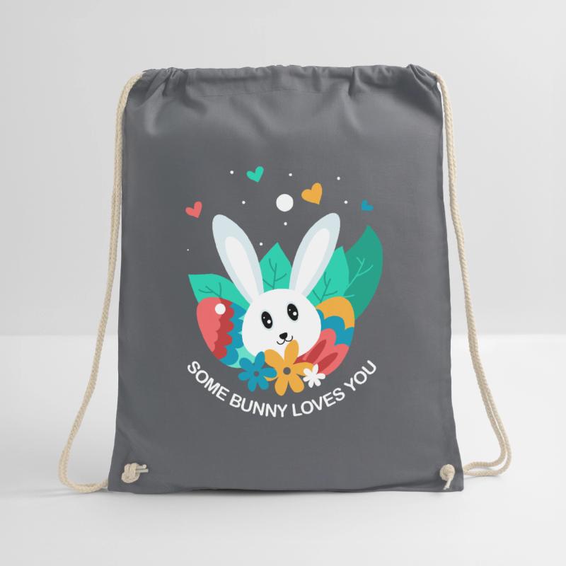 Easter Easter Easter Eggs Drawstring Bag