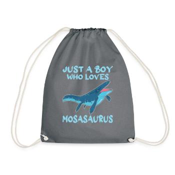 Biologiste marin Mosasaurus Time Dinosaures - Sac de sport léger - gris - Devant