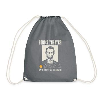 Theater Terrible ne recommanderait pas - Sac de sport léger - gris - Devant