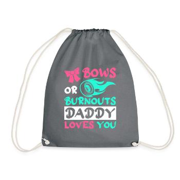 Vater Vatertag Daddy LGBTQ - Turnbeutel - Grau - Vorne