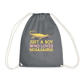 Biologiste marin Mosasaurus Time Dinosaures - Sac de sport léger - gris - Devant
