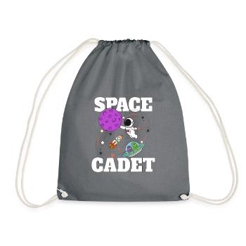 Astronaut Space Gadet Planet Galaxy - Drawstring Bag - grey - Front