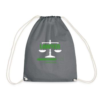 Lawyer Lawyer Legal Advice Law - Drawstring Bag - grey - Front