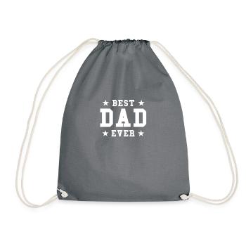 Meilleur cadeau papa père - Sac de sport léger - gris - Devant
