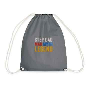 Beau-père Homme Mythe Légende Beau-père - Sac de sport léger - gris - Devant