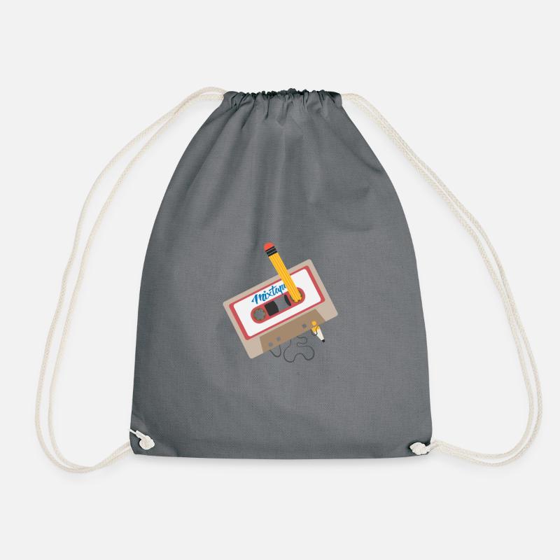 Cassette Mixtape 90s Oldschool - Sac de sport léger - gris