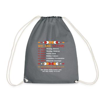 Nous sommes des locaux, nous sommes fiers de notre - Sac de sport léger - gris - Devant