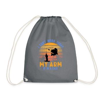 Pêche à la ligne Pêche Allégation - Sac de sport léger - gris - Devant