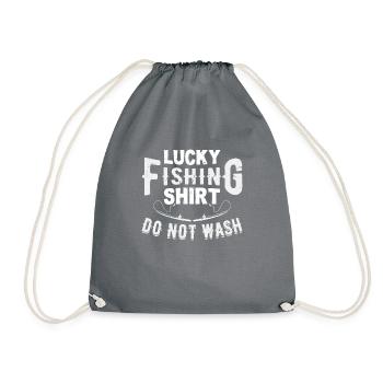 La chemise lucky Fishing ne se lave pas - Sac de sport léger - gris - Devant