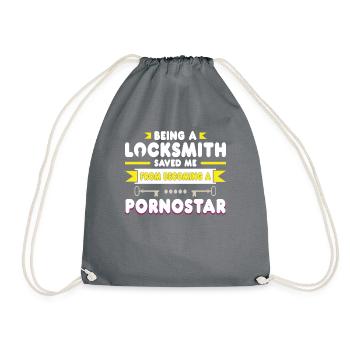 Technologie de sécurité de serrurier - Sac de sport léger - gris - Devant