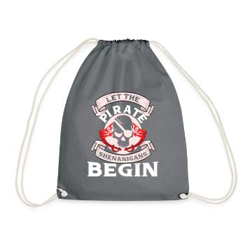 Pirate Kids Skull Party Pirates - Sac de sport léger - gris - Devant