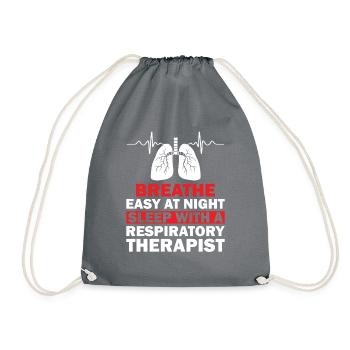 Respiratory therapists Respiratory therapist Occupational therapists - Drawstring Bag - grey - Front
