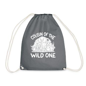 Safari Wildlife Africa le Grand 5 Zoologie - Sac de sport léger - gris - Devant