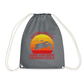 Cornhole Bean Bag Sackloch - Turnbeutel - Grau - Vorne