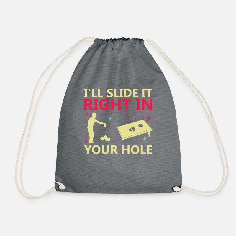 Cornhole Bean Bag Sackloch - Turnbeutel - Grau
