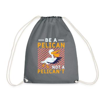 Pelican Pelicans Oiseaux Oiseaux Oiseaux - Sac de sport léger - gris - Devant