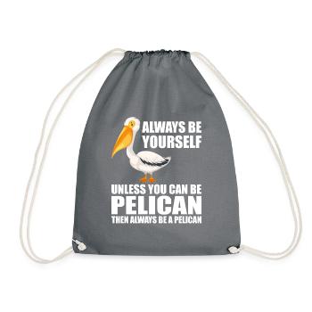 Pelican Pelicans Oiseaux Oiseaux Oiseaux - Sac de sport léger - gris - Devant