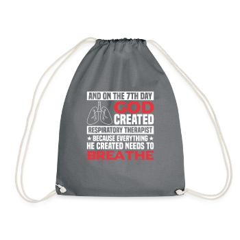 Respiratory therapists Respiratory therapist Occupational therapists - Drawstring Bag - grey - Front