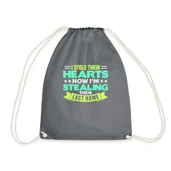 Adopte Adopte Père adopteur Mère adoptive - Sac de sport léger - gris - Devant