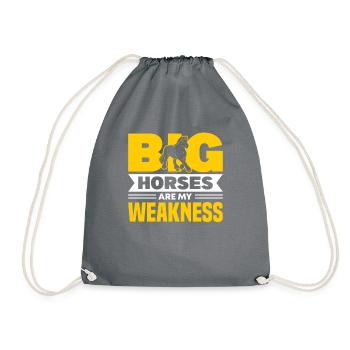 Clydesdale Equestrian Sport Cold Blood Horse Écosse - Sac de sport léger - gris - Devant