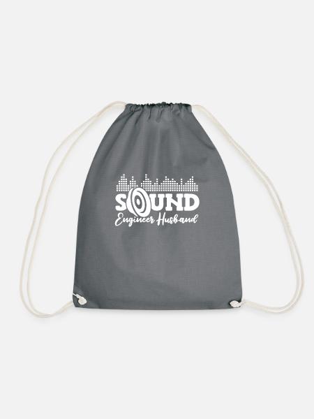 Tontechniker Sound Audio Engineer - Turnbeutel - Grau