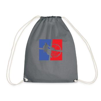 Ball Love Basketball Joueur d’équipe parfait - Sac de sport léger - gris - Devant