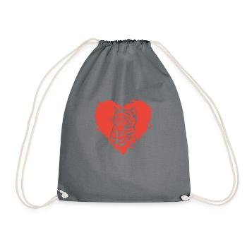 La vie est meilleure avec les chats - Sac de sport léger - gris - Devant