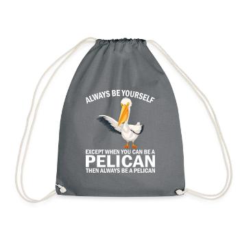 Pélican Pélicans Oiseaux Sauvagine - Sac de sport léger - gris - Devant