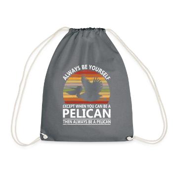 Pelican Pelicans Oiseaux Oiseaux Oiseaux - Sac de sport léger - gris - Devant