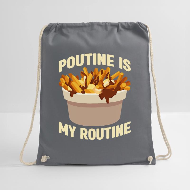 Poutine Canada Spécialité de restauration rapide Sac de sport léger
