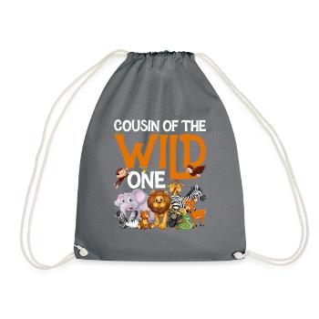 Safari Wildlife Africa le Grand 5 Zoologie - Sac de sport léger - gris - Devant